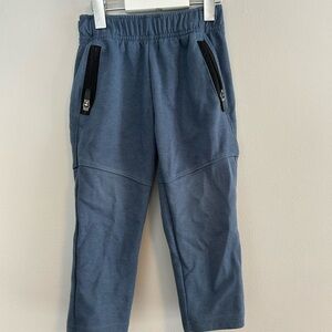 Joe fresh 2t navy blue joggers with zipper pockets